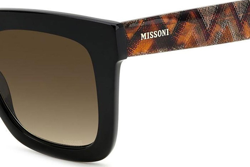 Okulary przeciwsłoneczne Missoni MIS0126/S 807/HA Kwadratowe Czarne