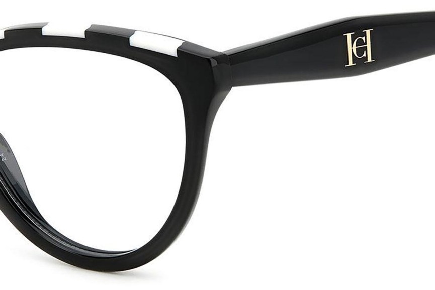 Okulary korekcyjne Carolina Herrera HER0148 80S Kocie oczy Czarne