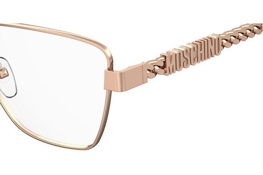 Okulary korekcyjne Moschino MOS620 DDB Kwadratowe Złote