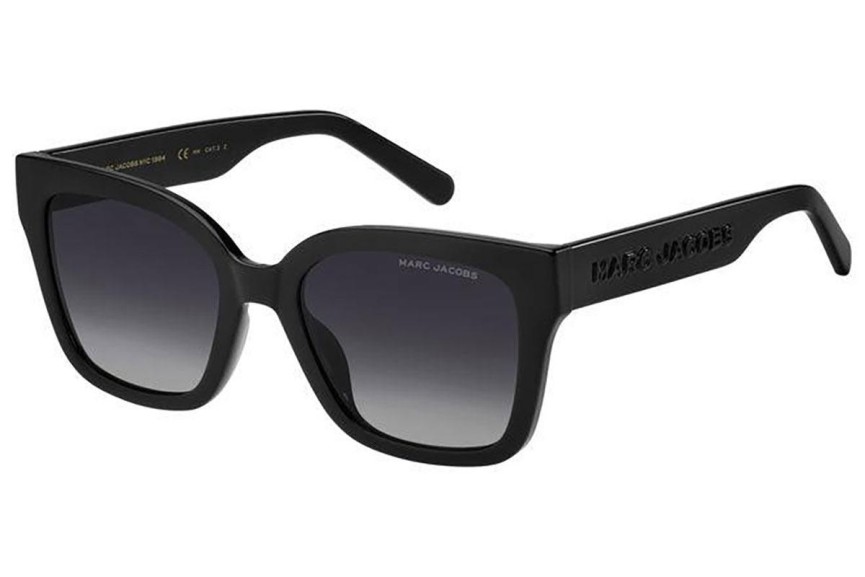 Okulary przeciwsłoneczne Marc Jacobs MARC658/S 08A/WJ Polarized Kwadratowe Czarne