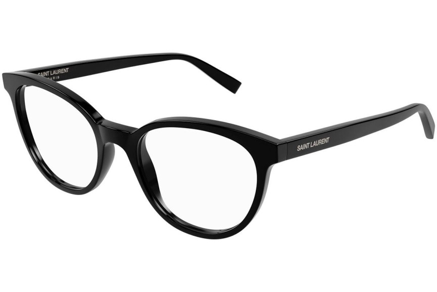 Okulary korekcyjne Saint Laurent SL589 001 Okrągłe Czarne