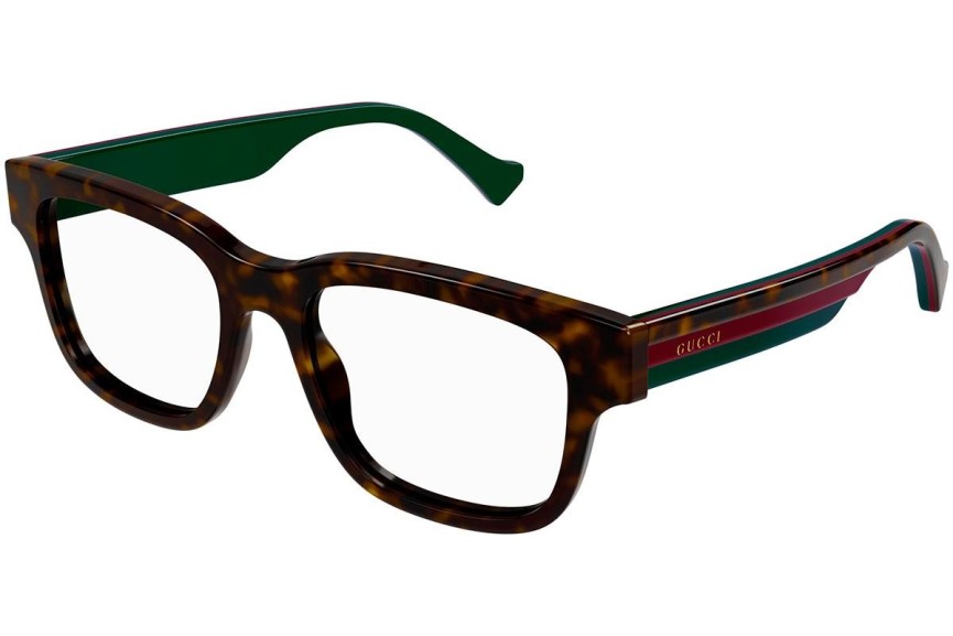 Okulary korekcyjne Gucci GG1303O 005 Prostokątne Havana