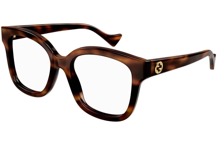 Okulary korekcyjne Gucci GG1258O 006 Kwadratowe Havana