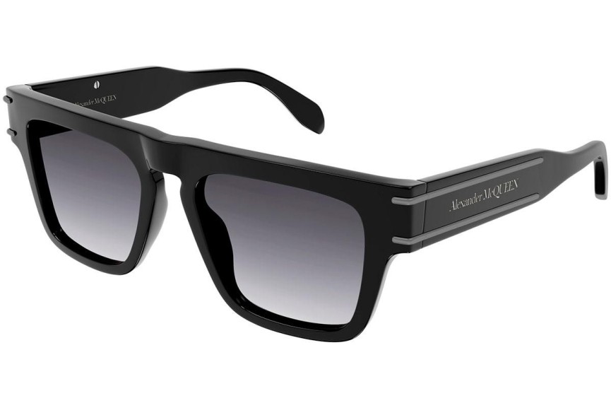 Okulary przeciwsłoneczne Alexander McQueen AM0397S 001 Kwadratowe Czarne