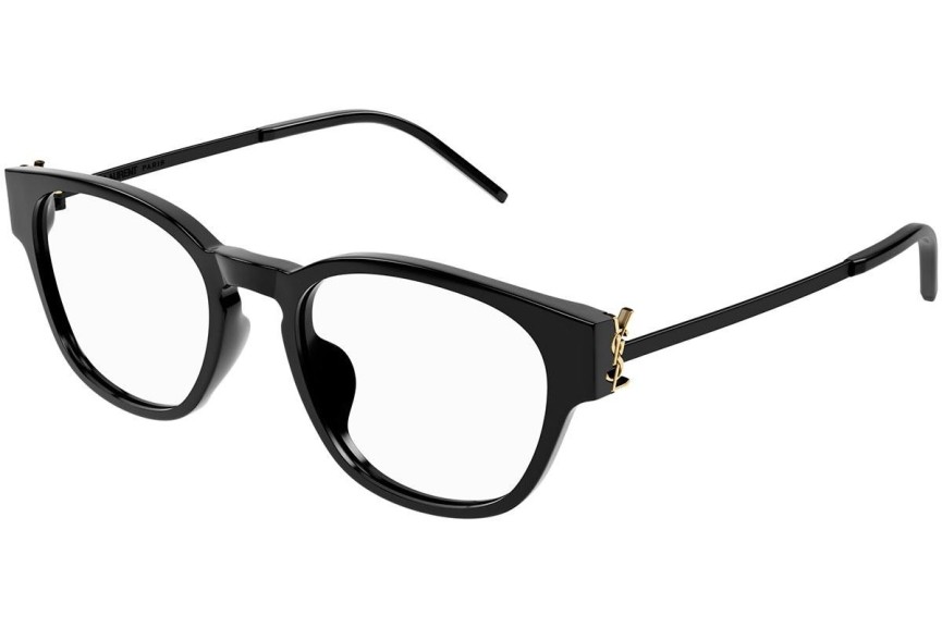 Okulary korekcyjne Saint Laurent SLM48O_D/F 001 Okrągłe Czarne