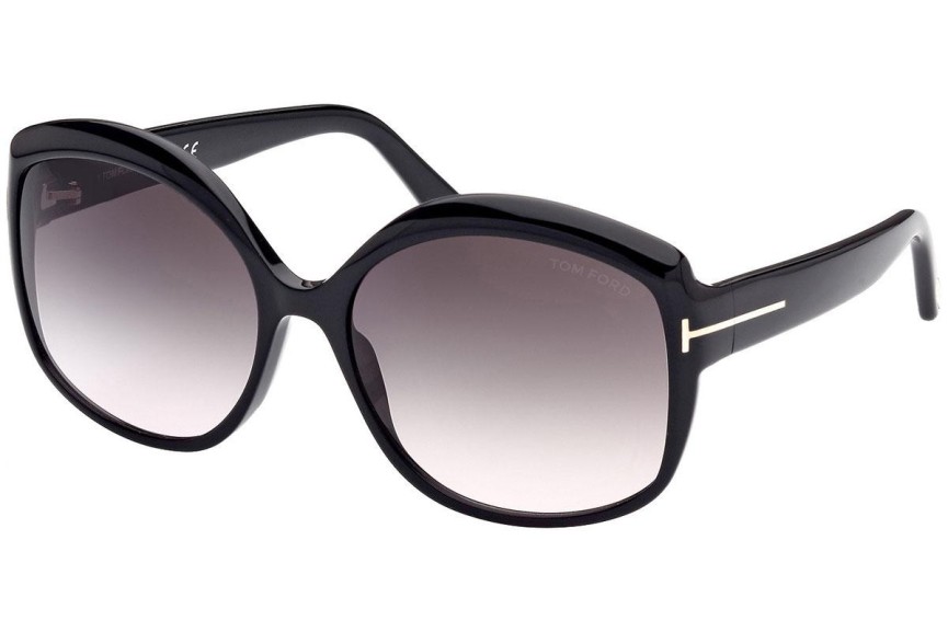 Okulary przeciwsłoneczne Tom Ford Chiara FT0919 01B Okrągłe Czarne