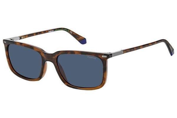 Okulary przeciwsłoneczne Polaroid PLD2117/S 9N4/C3 Polarized Prostokątne Havana