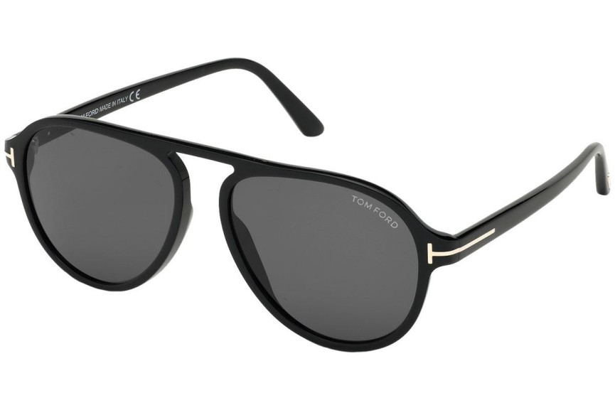 Okulary przeciwsłoneczne Tom Ford FT0756 01A Pilotki (Aviator) Czarne