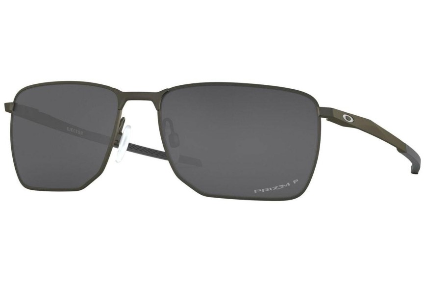 Okulary przeciwsłoneczne Oakley Ejector OO4142 414203 Polarized Kwadratowe Szare