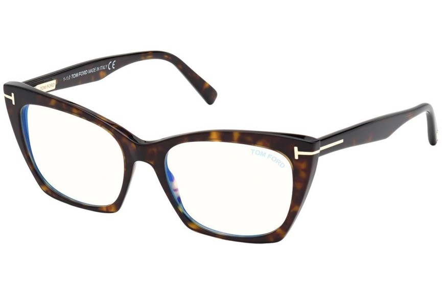 Okulary korekcyjne Tom Ford FT5709-B 052 Kocie oczy Havana