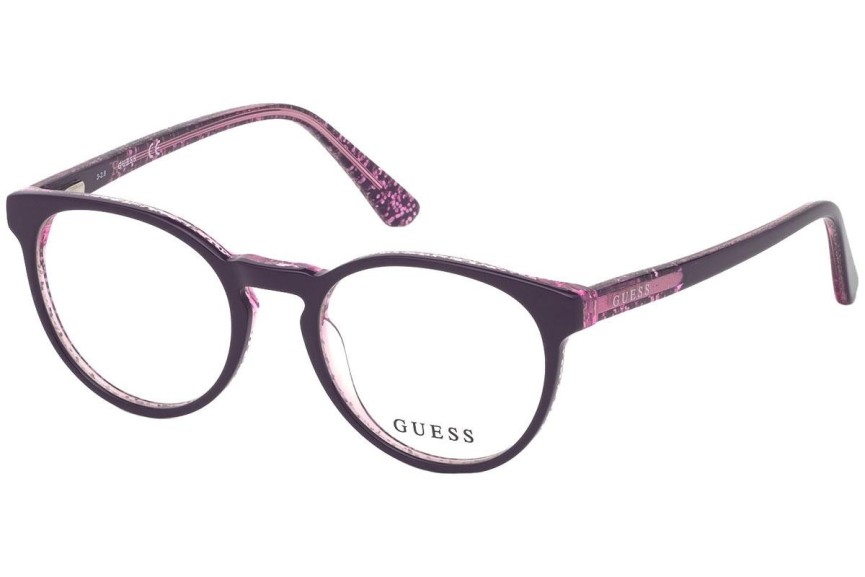 Okulary korekcyjne Guess GU9182 083 Okrągłe Fioletowe