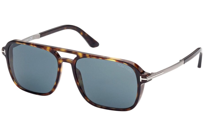 Okulary przeciwsłoneczne Tom Ford Crosby FT0910 52V Pilotki (Aviator) Havana