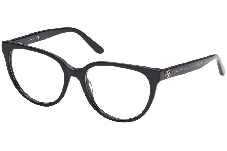 Okulary korekcyjne Guess GU2872 001 Kocie oczy Czarne