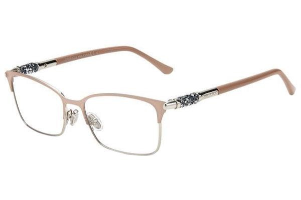 Okulary korekcyjne Jimmy Choo JC295 9FZ Prostokątne Beżowe