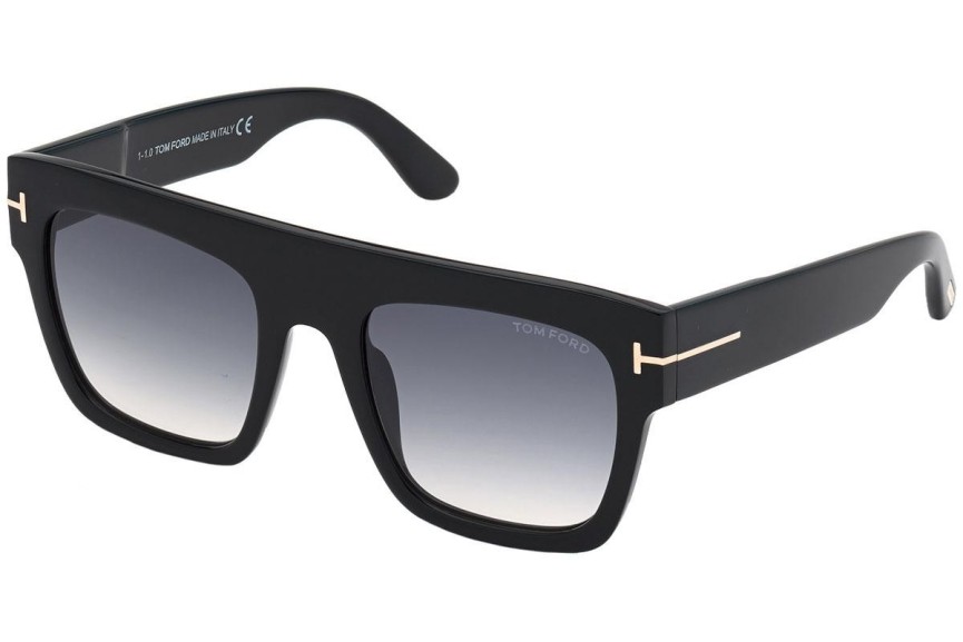 Okulary przeciwsłoneczne Tom Ford FT0847 01B Flat Top Czarne