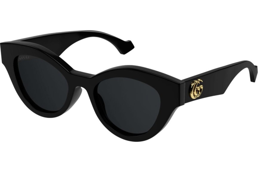 Okulary przeciwsłoneczne Gucci GG0957S 002 Kocie oczy Czarne