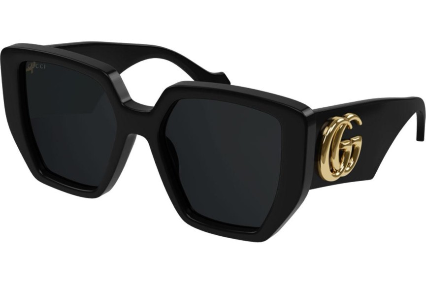 Okulary przeciwsłoneczne Gucci GG0956S 003 Kwadratowe Czarne