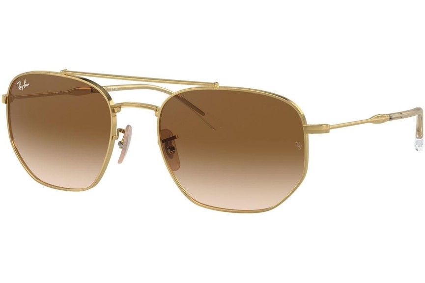 Okulary przeciwsłoneczne Ray-Ban RB3707 001/51 Pilotki (Aviator) Złote