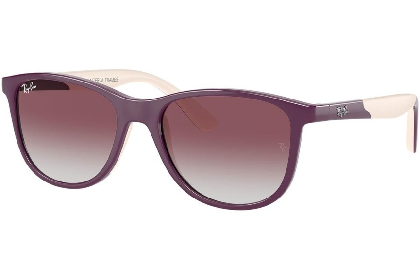 Okulary przeciwsłoneczne Ray-Ban Junior RJ9077S 71348G Kwadratowe Brązowe