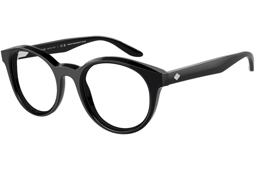 Okulary korekcyjne Giorgio Armani AR7239 5875 Okrągłe Czarne