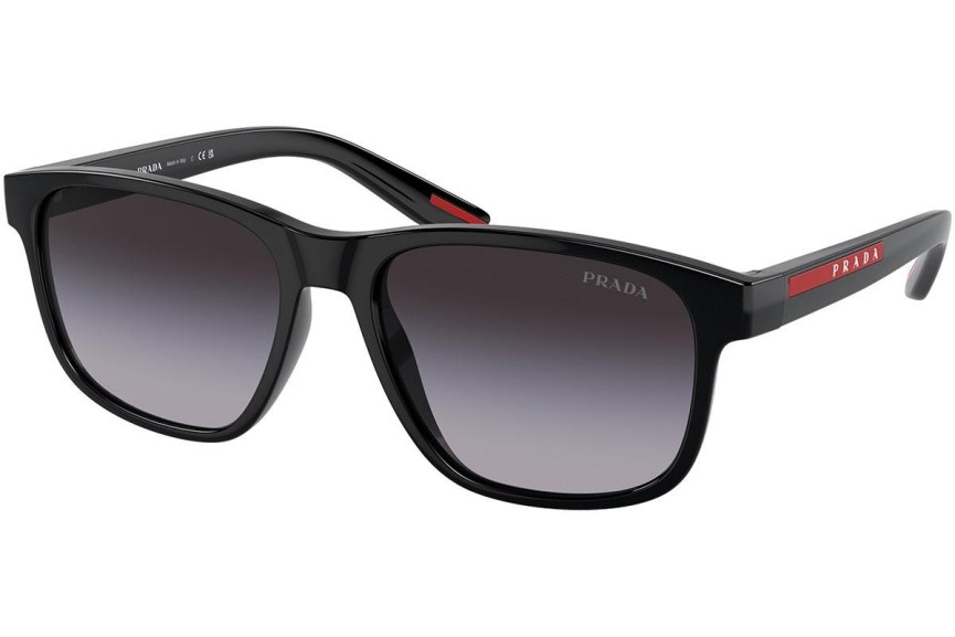 Okulary przeciwsłoneczne Prada Linea Rossa PS06YS 1AB09U Kwadratowe Czarne