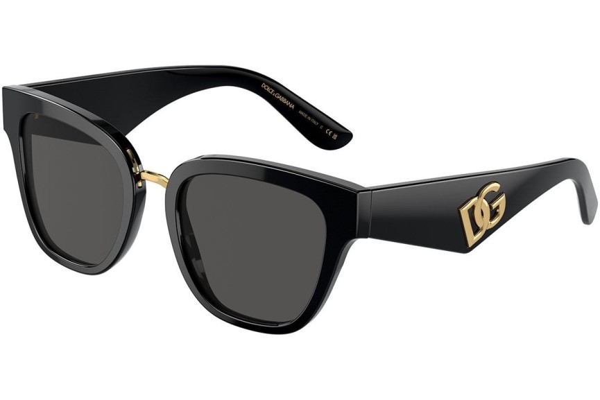 Okulary przeciwsłoneczne Dolce & Gabbana DG4437 501/87 Kocie oczy Czarne