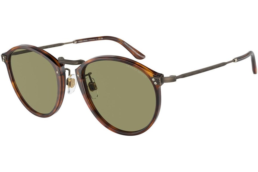 Okulary przeciwsłoneczne Giorgio Armani AR318SM 598814 Okrągłe Havana