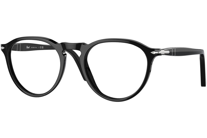 Okulary korekcyjne Persol PO3286V 95 Okrągłe Czarne