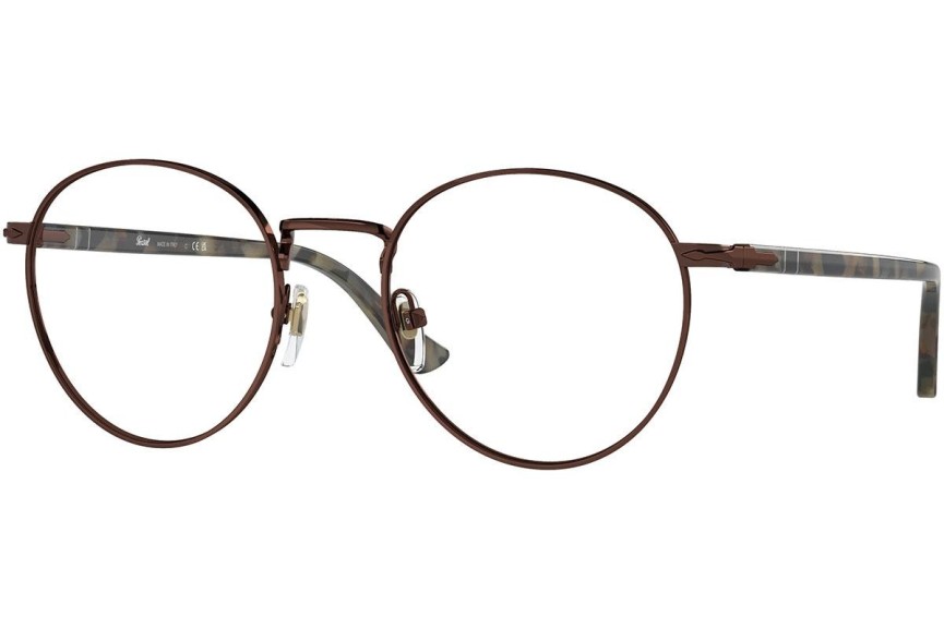 Okulary korekcyjne Persol PO1008V 1148 Okrągłe Brązowe