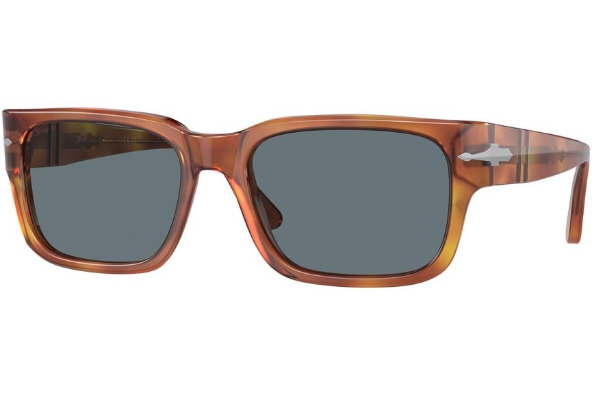 Okulary przeciwsłoneczne Persol PO3315S 96/3R Polarized Prostokątne Havana