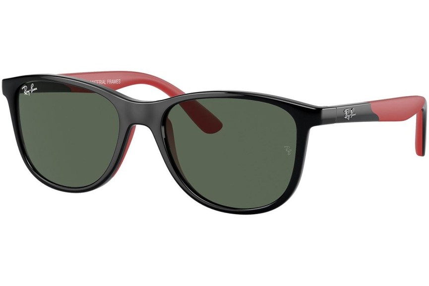 Okulary przeciwsłoneczne Ray-Ban Junior RJ9077S 713171 Kwadratowe Czarne