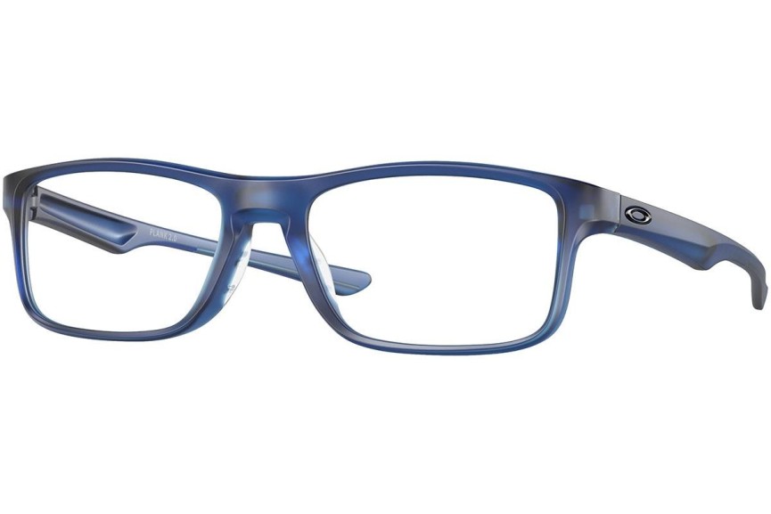 Okulary korekcyjne Oakley Plank 2.0 OX8081-16 Prostokątne Niebieskie