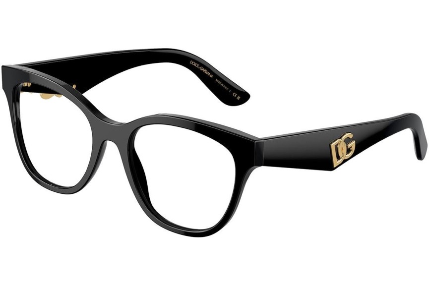 Okulary korekcyjne Dolce & Gabbana DG3371 501 Okrągłe Czarne