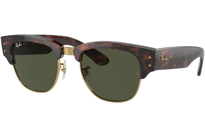 Okulary przeciwsłoneczne Ray-Ban Mega Clubmaster RB0316S 990/31 Browline Havana