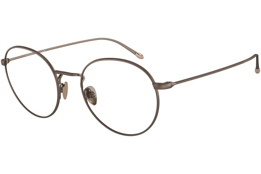 Okulary korekcyjne Giorgio Armani AR5095 3006 Okrągłe Brązowe