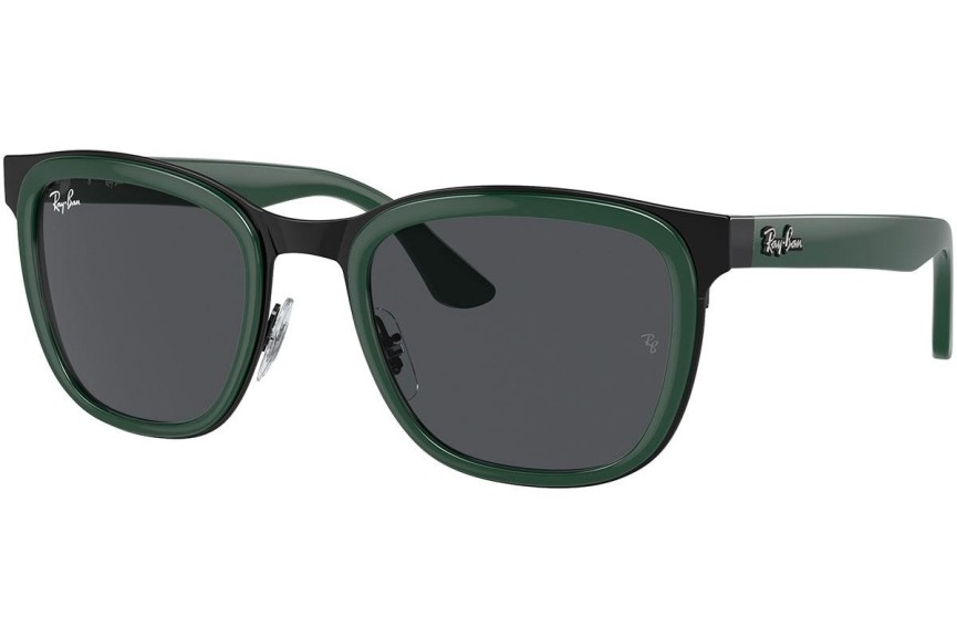 Okulary przeciwsłoneczne Ray-Ban Clyde RB3709 002/87 Kwadratowe Zielone