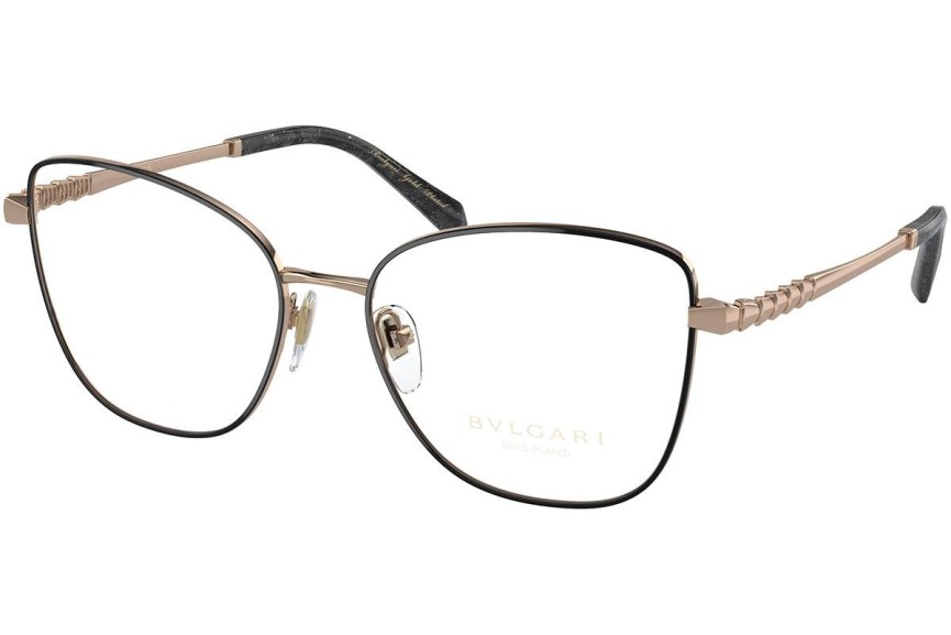 Okulary korekcyjne Bvlgari BV2250K 2023 Kocie oczy Czarne