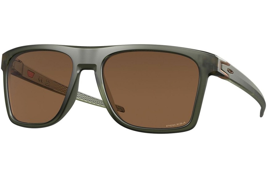 Okulary przeciwsłoneczne Oakley Leffingwell OO9100-11 Kwadratowe Szare