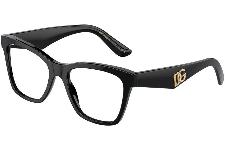 Okulary korekcyjne Dolce & Gabbana DG3374 501 Kwadratowe Czarne