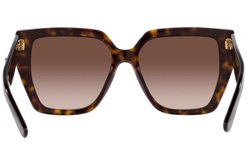 Okulary przeciwsłoneczne Dolce & Gabbana DG4438 502/13 Kwadratowe Havana