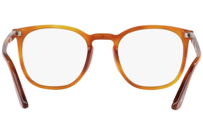 Okulary przeciwsłoneczne Persol PO3316S 96/GJ Kwadratowe Havana