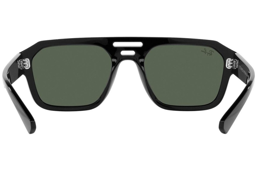 Okulary przeciwsłoneczne Ray-Ban Corrigan RB4397 667771 Flat Top Czarne