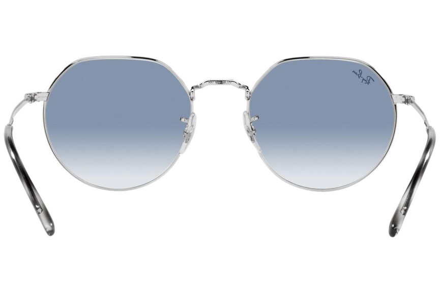 Okulary przeciwsłoneczne Ray-Ban Jack RB3565 003/3F Okrągłe Srebrne