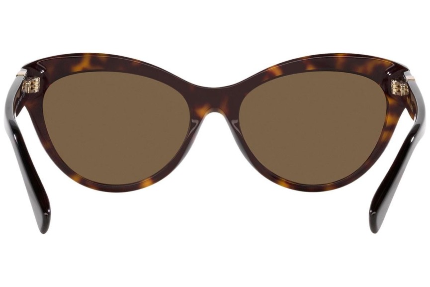 Okulary przeciwsłoneczne Ralph Lauren The Betty RL8213 500373 Kocie oczy Havana