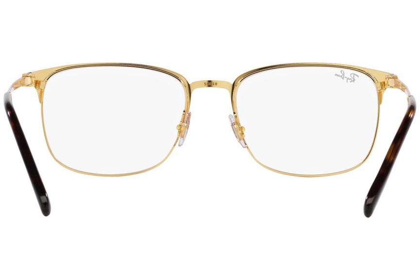 Okulary korekcyjne Ray-Ban RX6494 2945 Kwadratowe Złote