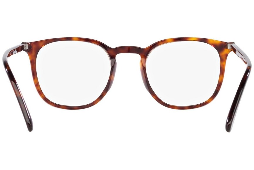 Okulary korekcyjne Persol PO3318V 24 Okrągłe Havana