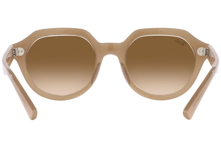 Okulary przeciwsłoneczne Ray-Ban Gina RB4399 616651 Kwadratowe Brązowe