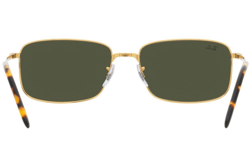 Okulary przeciwsłoneczne Ray-Ban RB3717 919631 Prostokątne Złote