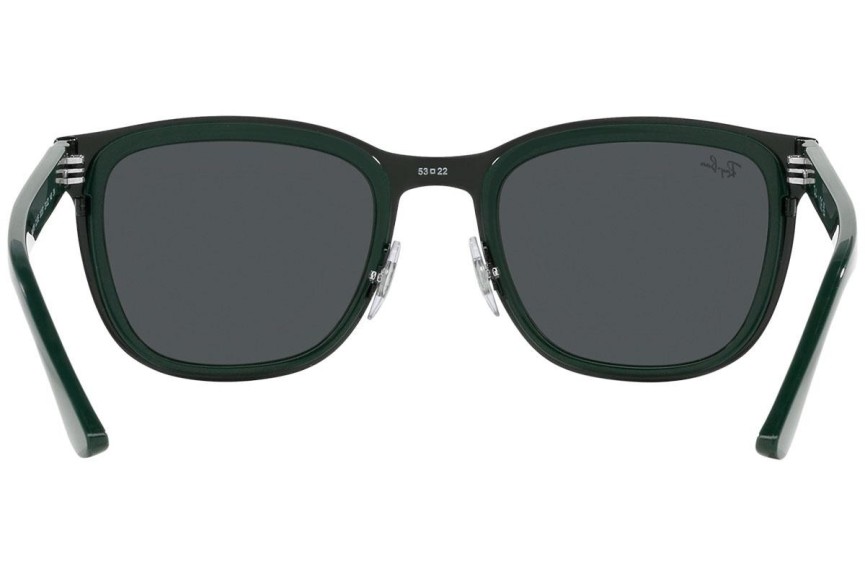 Okulary przeciwsłoneczne Ray-Ban Clyde RB3709 002/87 Kwadratowe Zielone