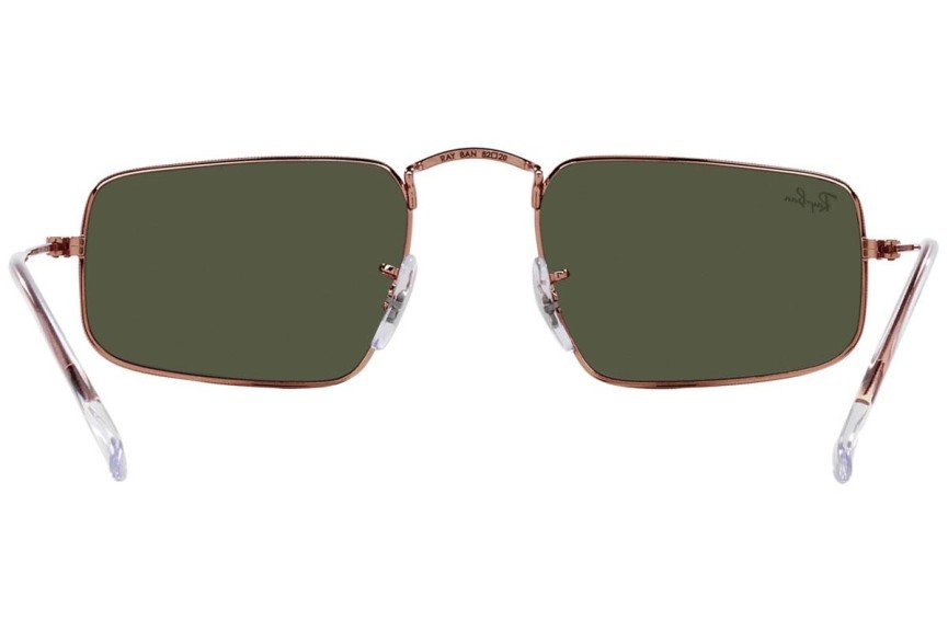 Okulary przeciwsłoneczne Ray-Ban Julie RB3957 920231 Prostokątne Brązowe